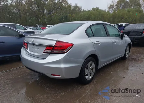 2014 Honda Civic Lx из США, поврежденный, VIN 19XFB2F55EE059045